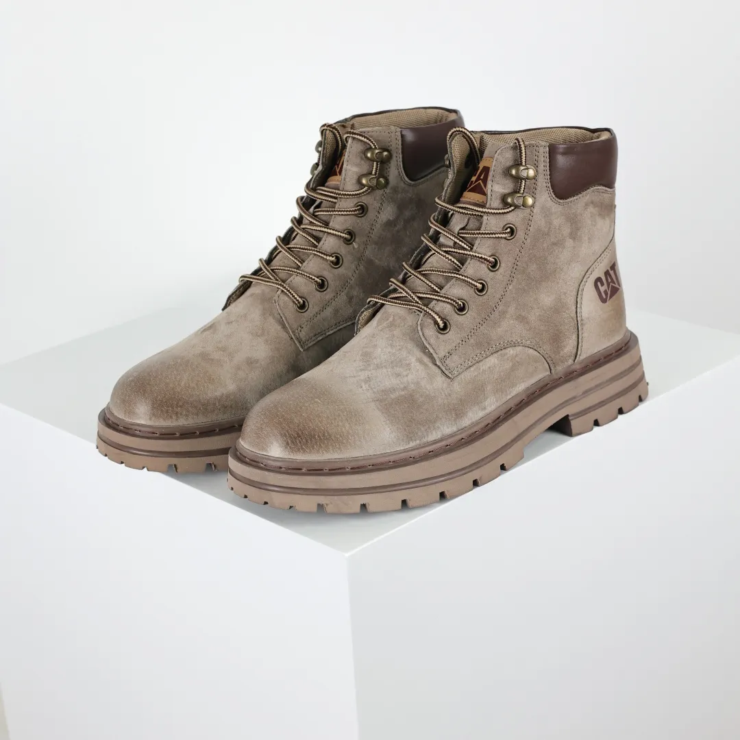 Copywriting price 💰620 Core recommendation Good price CAT Carter tough guy bulldozer brand classic versatile outdoor casual rhubarb boots series Guangdong factory quality 25ss autumn and winter new style Perennial fashion trend matching The fabric is imported from Italy frosted cowhide All shoes are made of genuine cowhide materials from outsole to hardware are made from OEM raw materials Good products do not kill pigs First order quality is strictly controlled Full set of official website unified packaging Special for cold protection and outdoor use this winter Daily casual matching, a must-have for stylish men. Size: 38 39 40 41 42 43 44 (one size larger)
